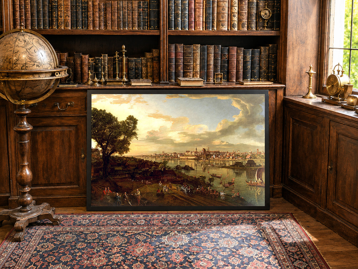 Plakat Bellotto Widok Warszawy od strony Pragi - Vintage Dekoracja Ścienna Warszawy
