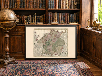 Holy Roman Empire 1740 – Historical Map of Central Europe