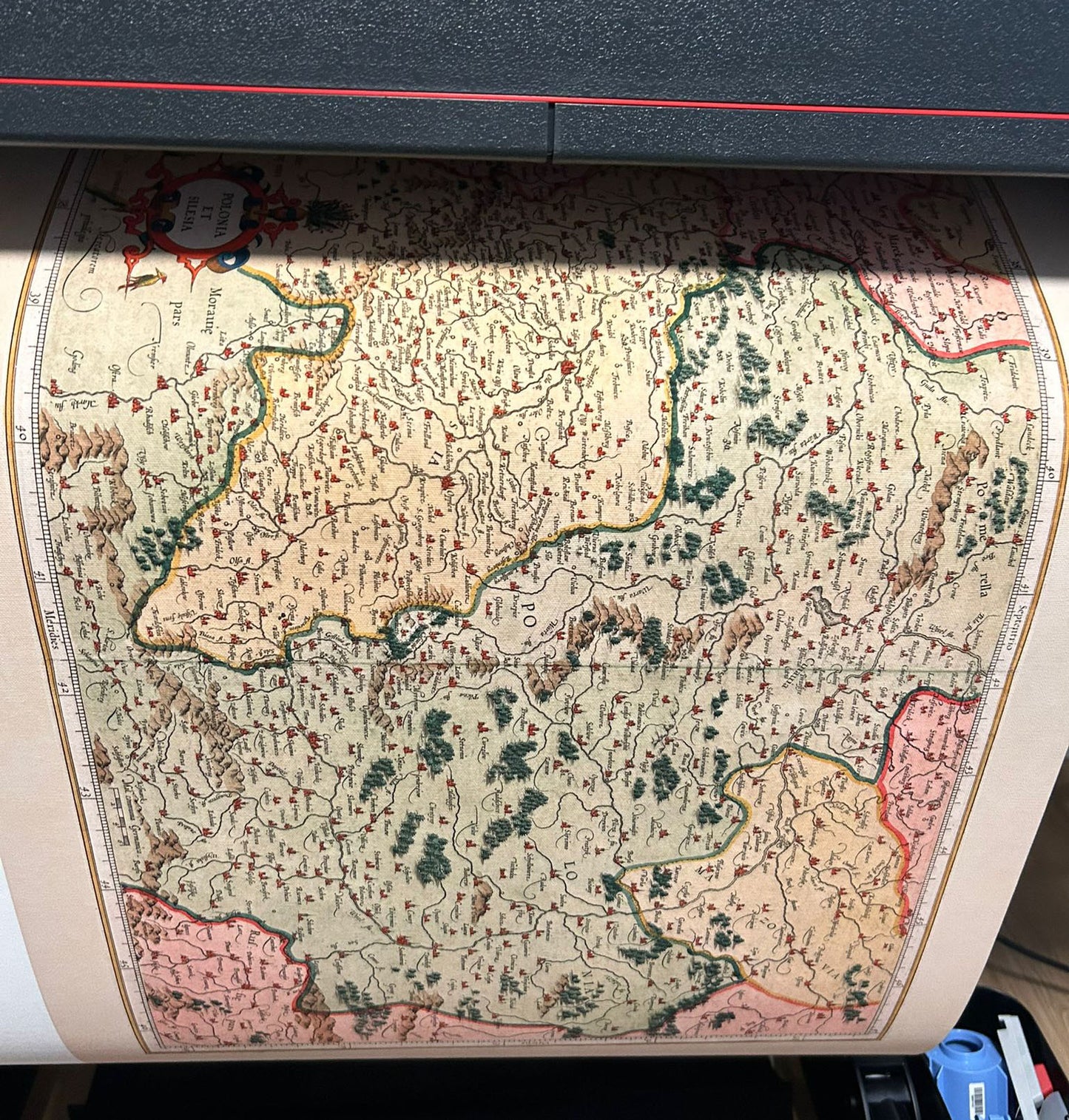 1623 Polonia Et Silesia Map - Vintage Atlas Map of Poland & Silesia