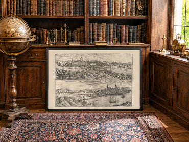 Stockholm 1588 Map Print - Braun & Hogenberg ‘Civitates Orbis Terrarum’